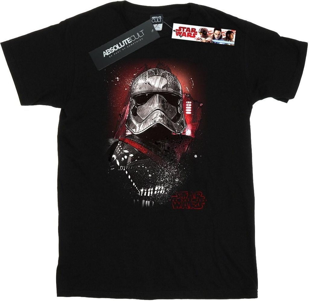 Star Wars - "The Last Jedi" T-Shirt für Herren BI46998 (L) (Schwarz)