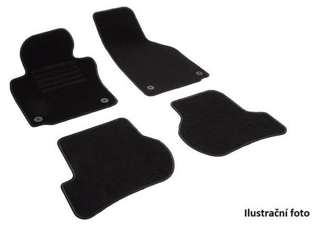 AZ AUTO DESIGN Fußmatten Set Autoteppiche für AUDI Q7 (4MB) Vorne+Hinten