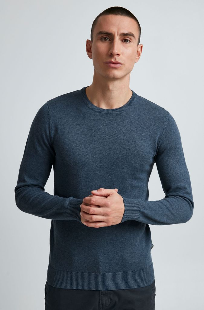 11 Project PRMelvin Herren Strickpullover Feinstrick Pullover aus 100% Baumwolle