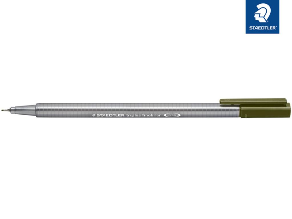STAEDTLER® 334-57 Pisak triplus rPP w kolorze oliwkowym Zdjęcie produktu 