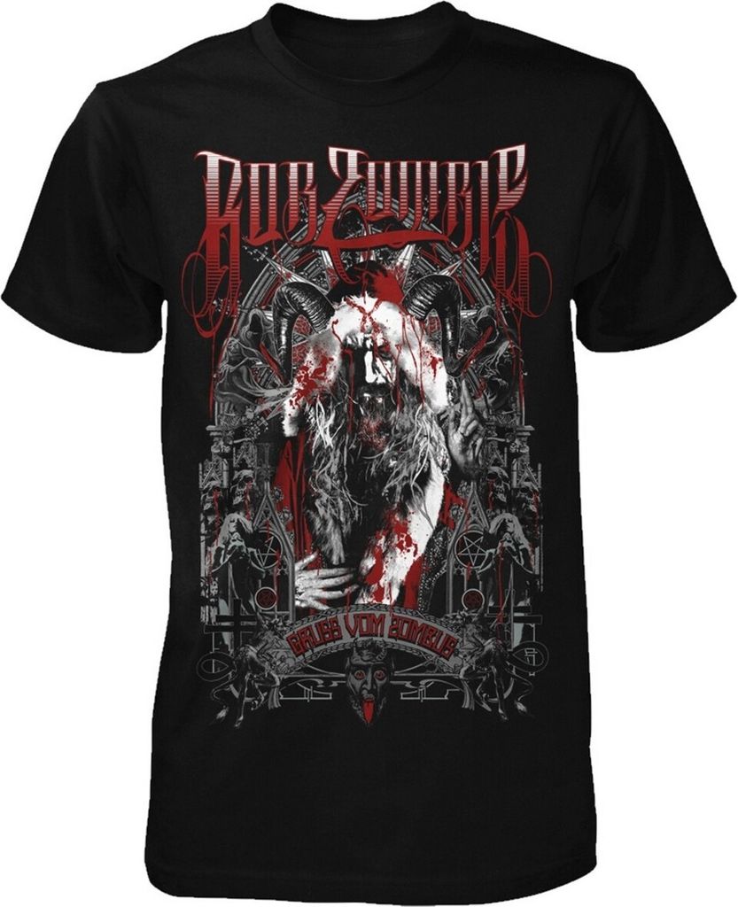 Rob Zombie - "Krampas" T-Shirt für Herren/Damen Uni RO2513 (XL) (Schwarz)