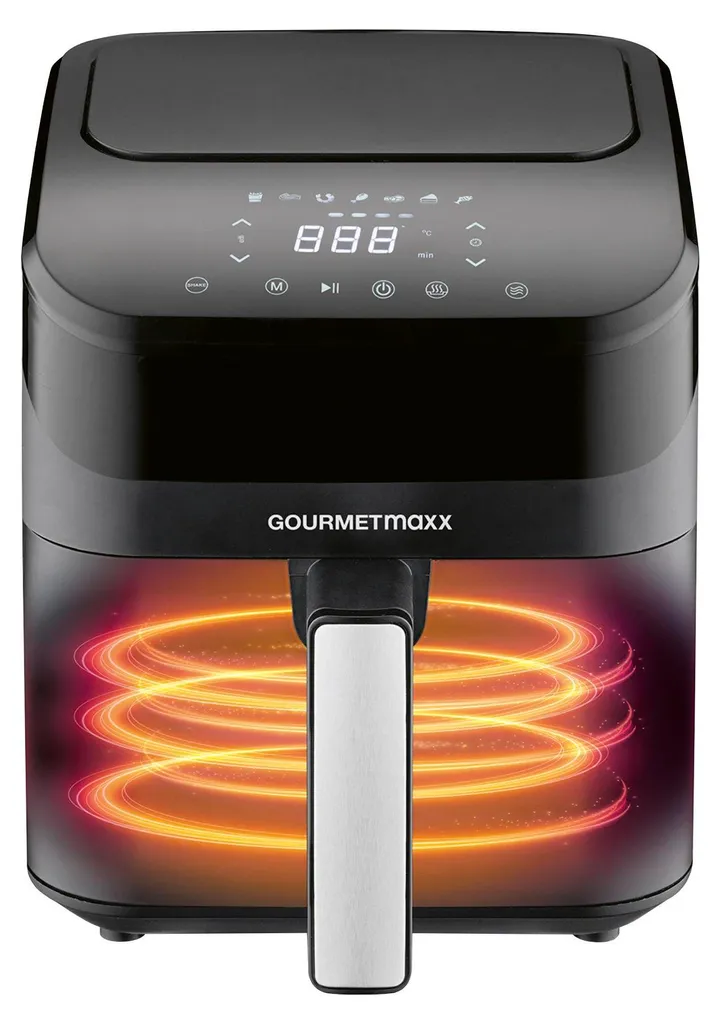 Friteuse à Air Chaud 4L GOURMETmaxx - Mini Four Électrique Multifonction