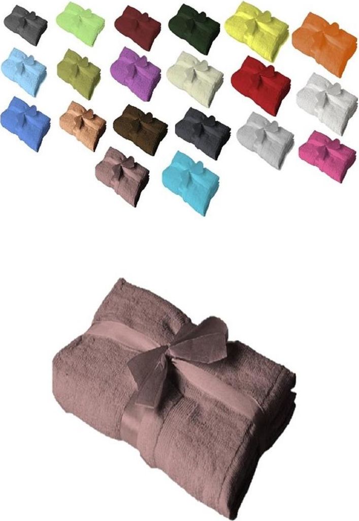 4 x Badvorleger 700 g/m² 50 x 80 cm Rosa