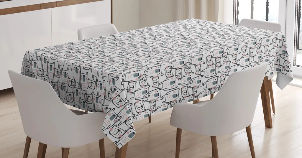 Tovaglia per Asilo ABAKUHAUS 140x170 | Igiene e Colore per Bimbi