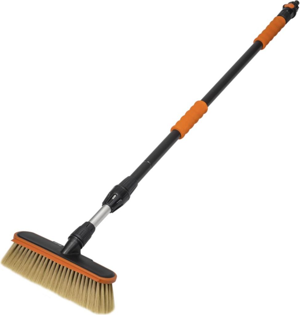Teleskopická metla + stierka 110-180 cm EXTRA mäkké štetiny Obrázok produktu 