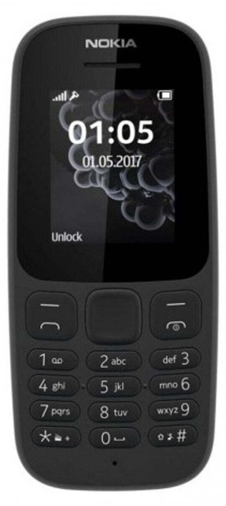 Nokia 105, Klasyczny, Jedna karta SIM, 4,57 cm (1.8"), 120 Zdjęcie produktu 