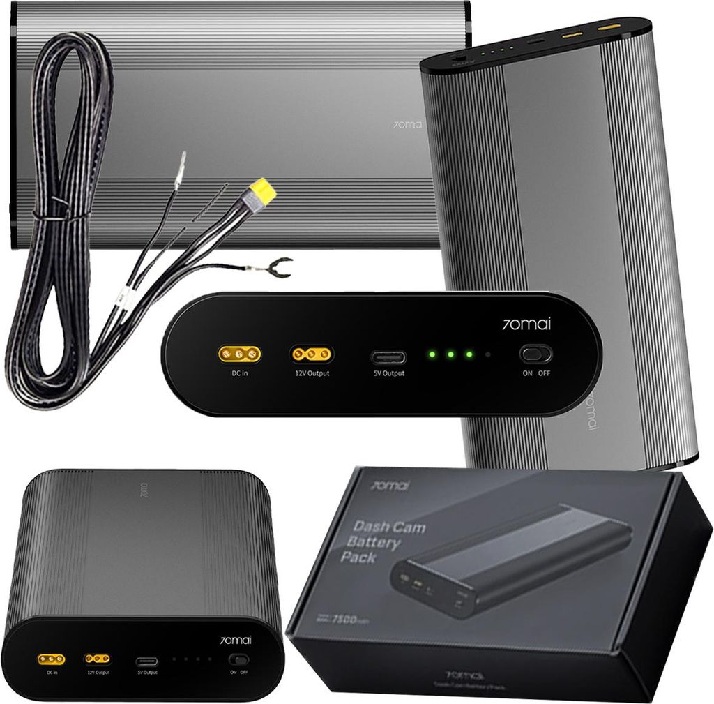 POWERBANK 70mai pro kamery do auta 7500 mAh pro pojistkovou Obrázek produktu 