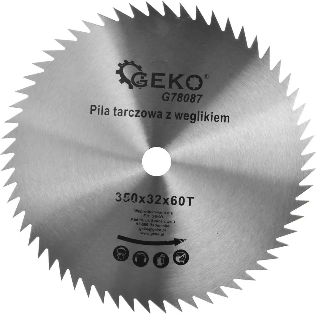 Lame scie circulaire bois de menuiserie 350mm pour coupe transversale