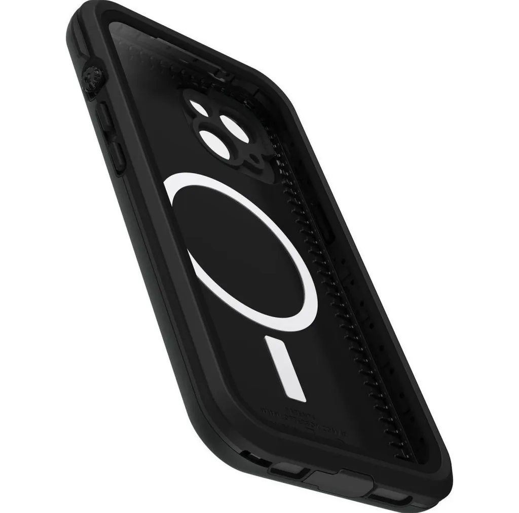 Coque iPhone 14 Otterbox Fre MagSafe Étanche et Recyclée - Noir Résistant - 7