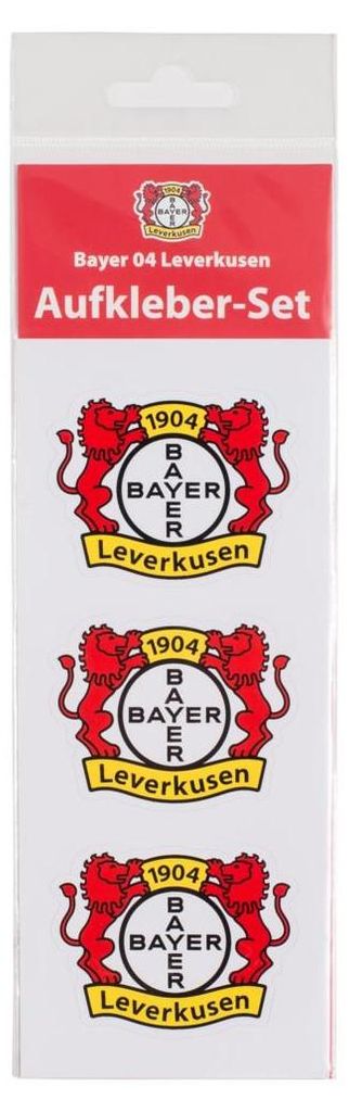 Bayer 04 Leverkusen Aufkleber 3er-Set, vierfarbig Produktbild 