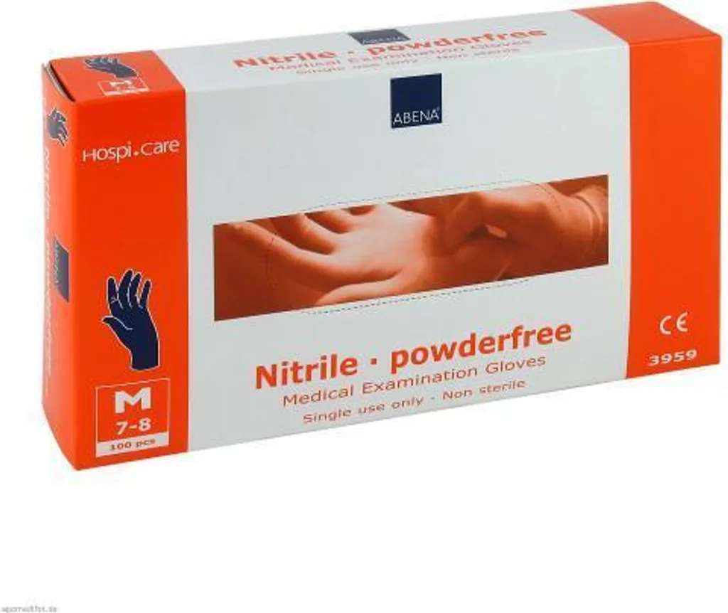 Guanti Nitrile Blu ABENA M 100 pz | Uso Domestico, Pulizie e Piccoli Lavori