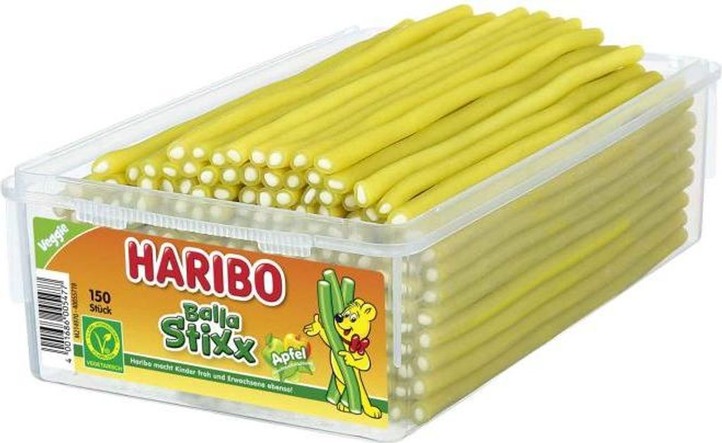 Haribo Balla Stixx Apfel vegetarisch 150er Produktbild 