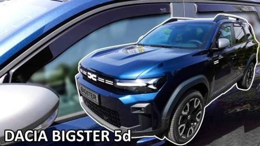 Deflettori Aria Per Dacia Bigster Dal 2024 Set 4 Pezzi Immagine del prodotto 