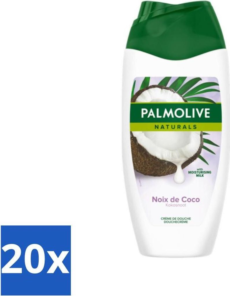 Palmolive Naturals - Duschcreme - Kokosnuss - 250 ml - Vorteilspack - 20 Stücke