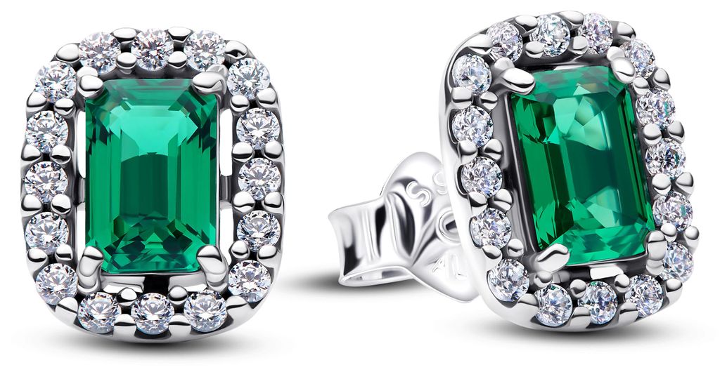 Halo-Ohrringe für Damen Timeless, 925er Silber von PANDORA Produktbild 