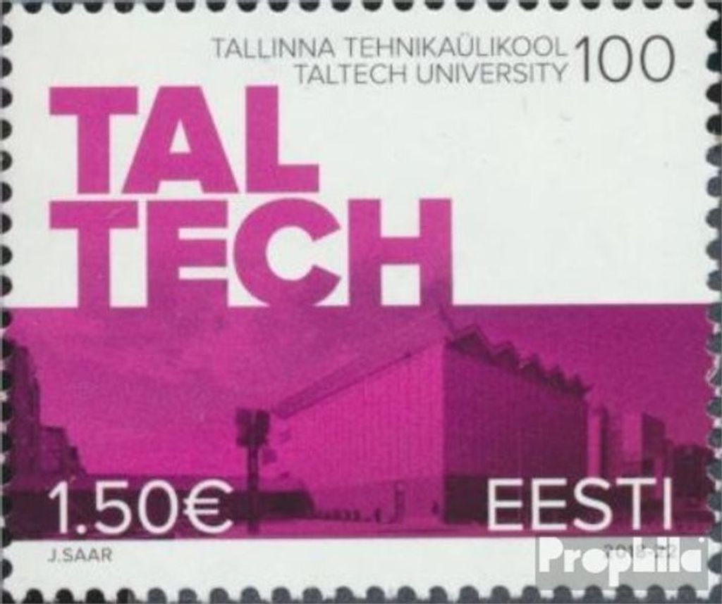 Briefmarken Estland 2018 Mi 931 (kompl.Ausg.) postfrisch Uni Tallinn