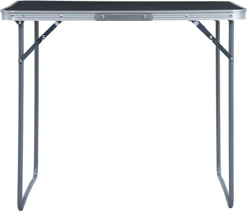 vidaXL Skládací kempingový stůl s kovovým rámem 80x60 cm Obrázek produktu 