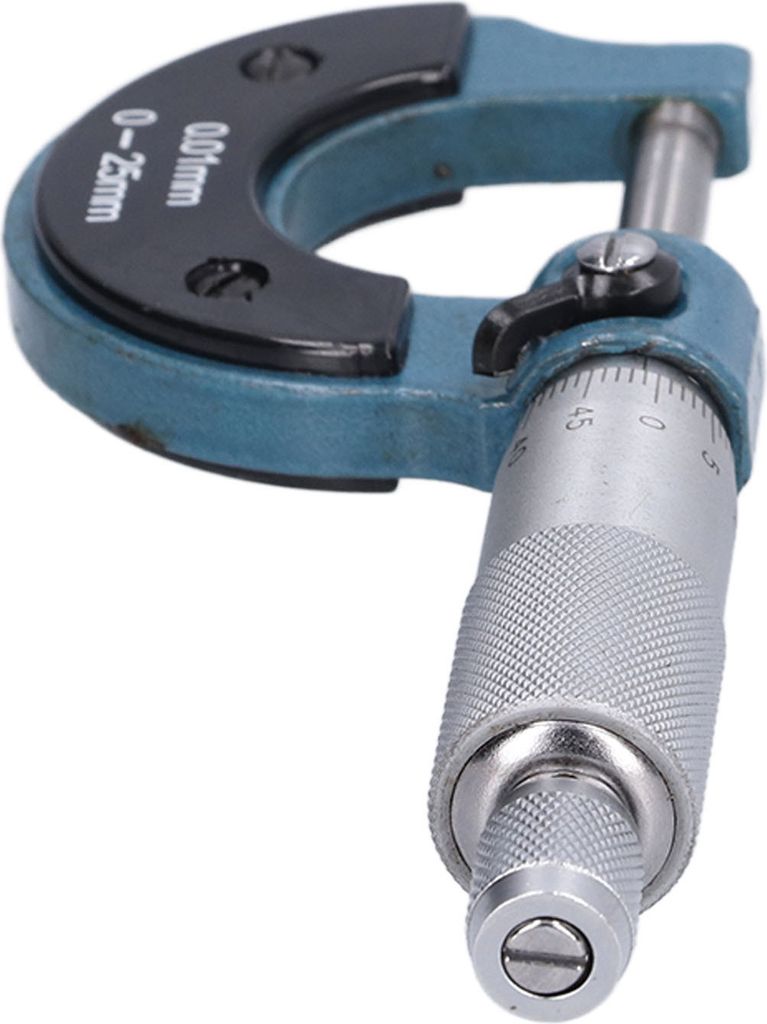 Außenmikrometer,Dickenmikrometer,Bügelmessschraube,Edelstahl-Außenmikrometer,Außenmikrometer mit Schlüssel,Dickenmessgerät