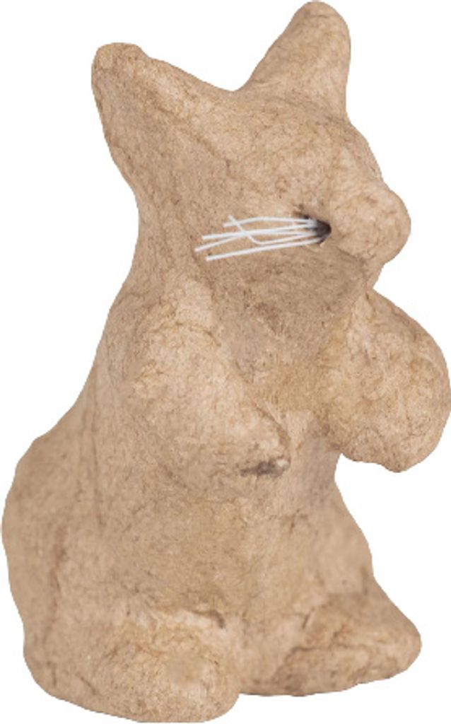 Décopatch 5x Pappmaché, Maus 5,3x3x6cm - Kartonbraun AP210C