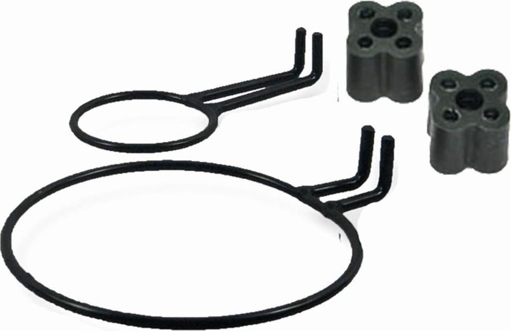 Siena Garden 139-4900 T&T Grabvasen Halterset, schwarz