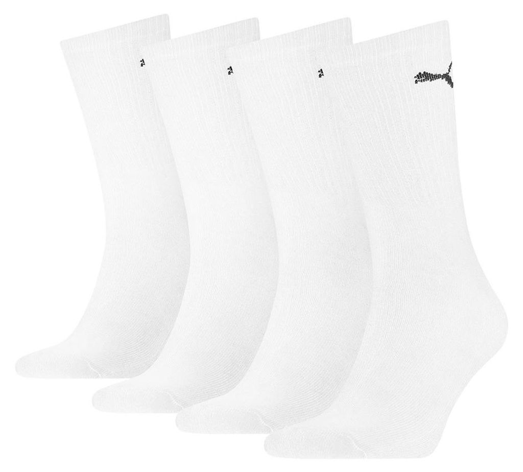 Uni Crew-Socken - Vorteilsset 3+1 - Weiß - 39-42