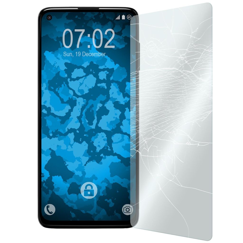 1er-Pack PhoneNatic Glas-Folie klar kompatibel mit Motorola Moto G Stylus (2021) - Panzerglas für Moto G Stylus (2021)