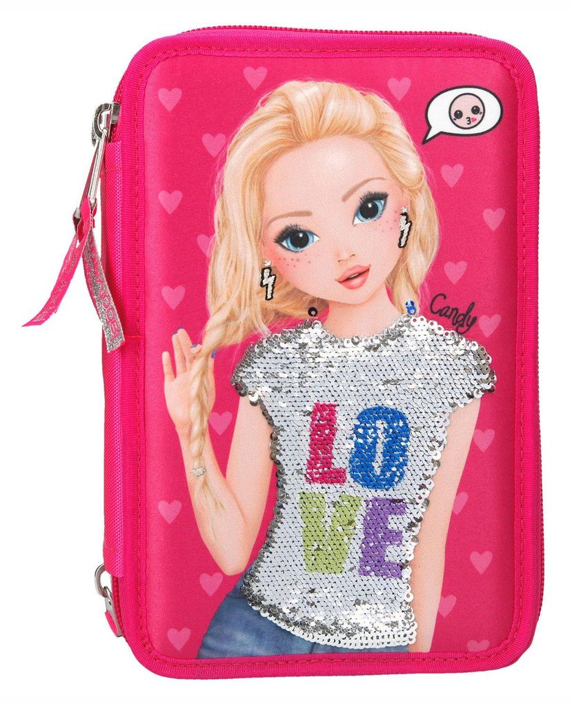 TopModel 3-fach Federtasche gefüllt, Depesche T-Shirt Produktbild 
