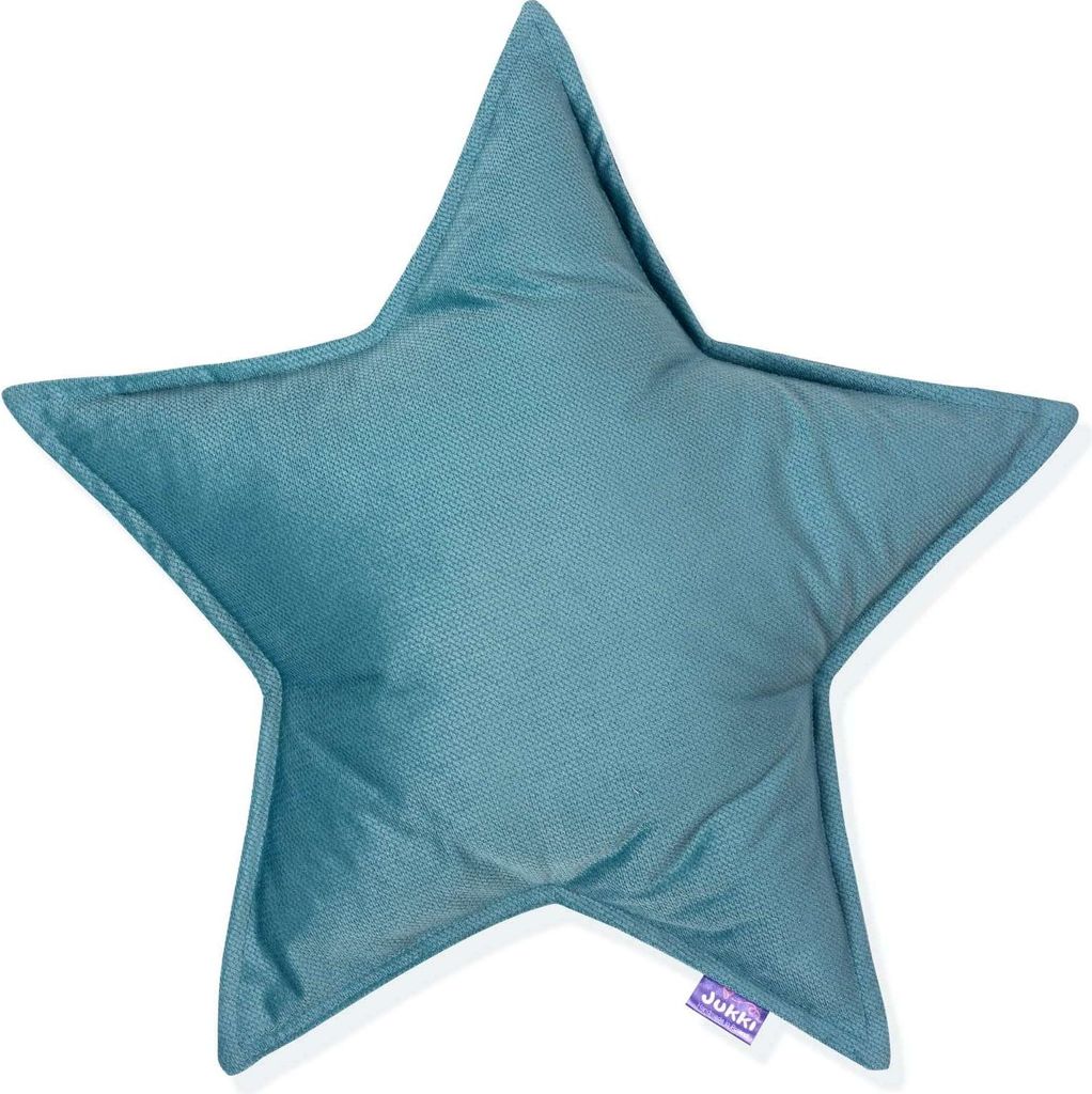 Sternkissen Samt Smaragd 45x45cm Babyfreundlich Produktbild 