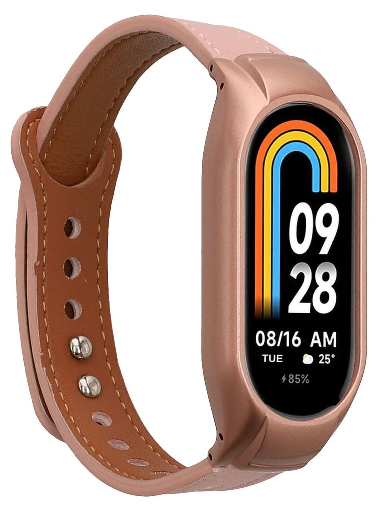 kwmobile Echtleder Uhrenarmband für Xiaomi Smart Band 10 / Produktbild 