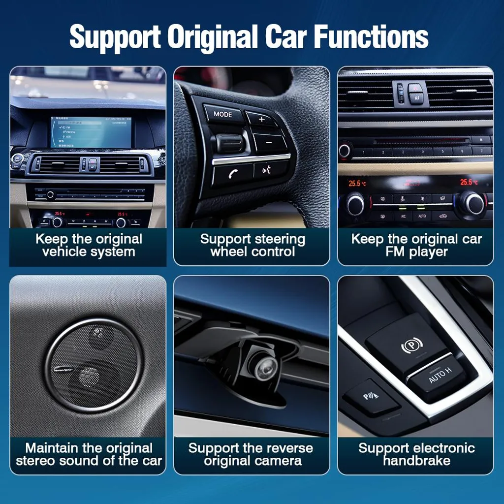 Interface Décodeur sans fil CarPlay et Android Auto pour Système NBT - 5