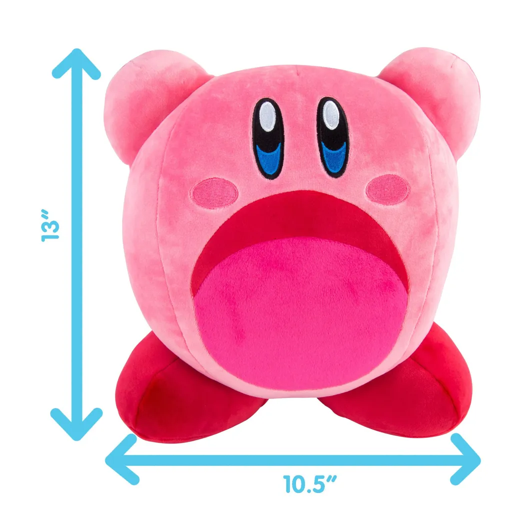 Grande Peluche Kirby Inhalant 33cm Texture Moelleuse Mocchi-Mocchi - 2