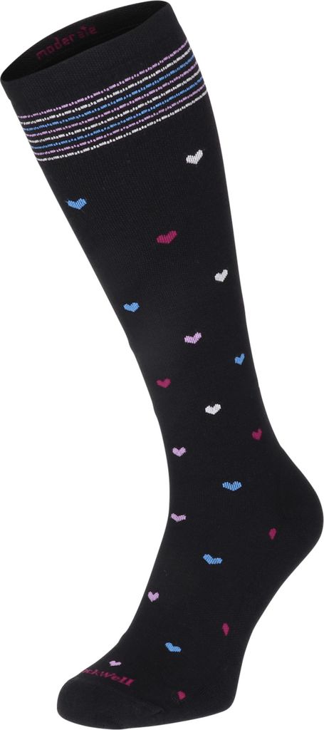 Sockwell Full Heart Damen Kompressionsstrümpfe 15-20 mmHg Black Größe 35-38