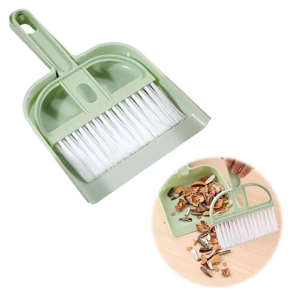 1 Set Mini Kehrschaufel und Bürste Set, handfeger und schaufel, handfeger, tragbareReiniqungsbürste und Kehrschaufel Combo