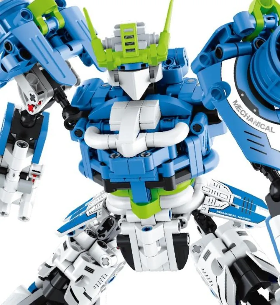Mecha Warrior iM.Master 941el - Robot de Combat Bleu Super Articulé - 4