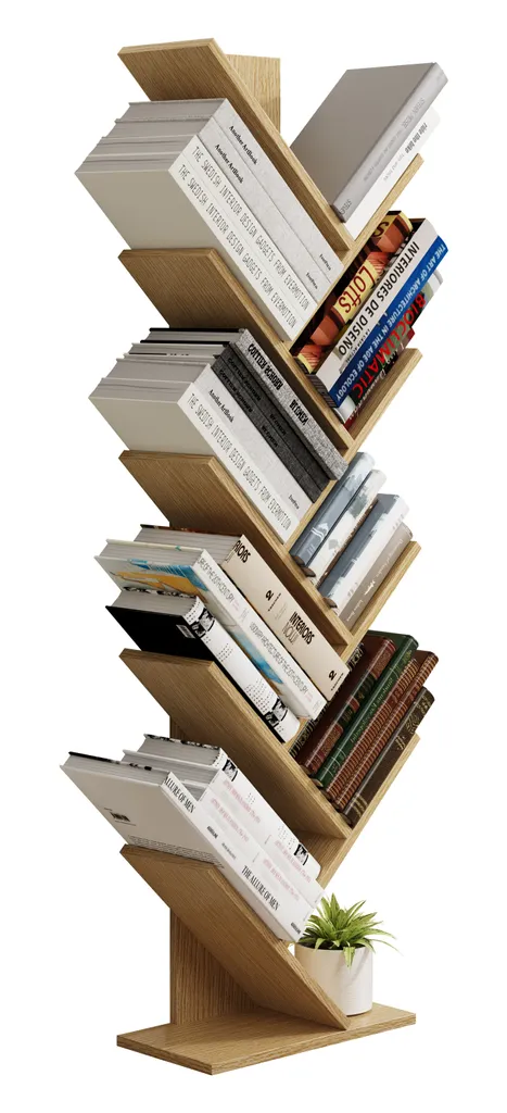 Meuble de rangement pour bureau et salon, étagère bois Nulis XL 140cm