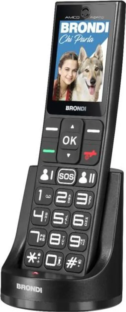 Regala Brondi Amico Fidato Viola: il Cellulare Facile con Fotocamera