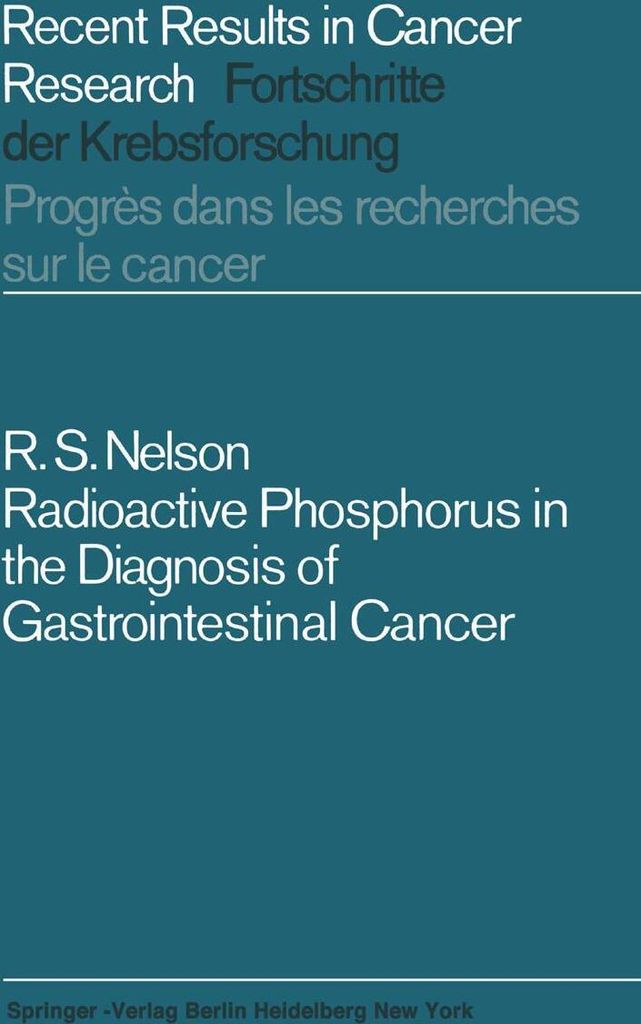 Radioactive Phosphorus in the Diagnosis of Gastrointestinal Cancer