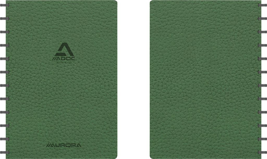 Aurora - Writing Business A4 Diamant 5x5mm 144 Seiten 90gr grün | 10 Stück