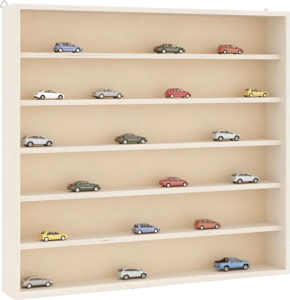 "2026 MODERNE"Sammlervitrine aus Holz mit 6 Regalen 60x8,5x55cm Promotion899418 - Wandregale