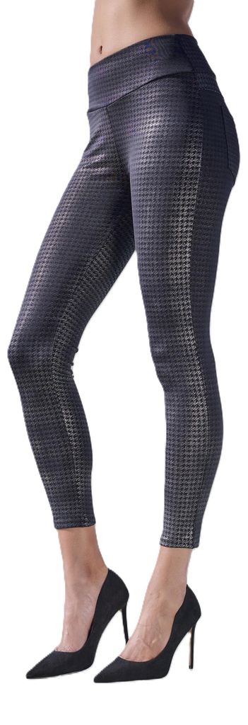 LASCANA Leggings schwarz silber Größe 32/34 Produktbild 
