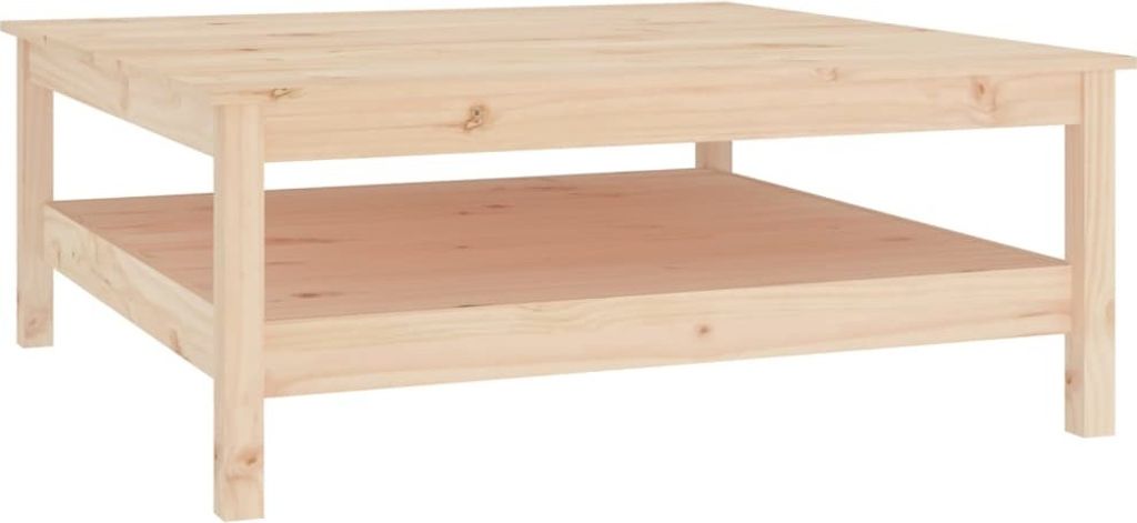 Couchtisch 100x100x40 cm Massivholz Kiefer