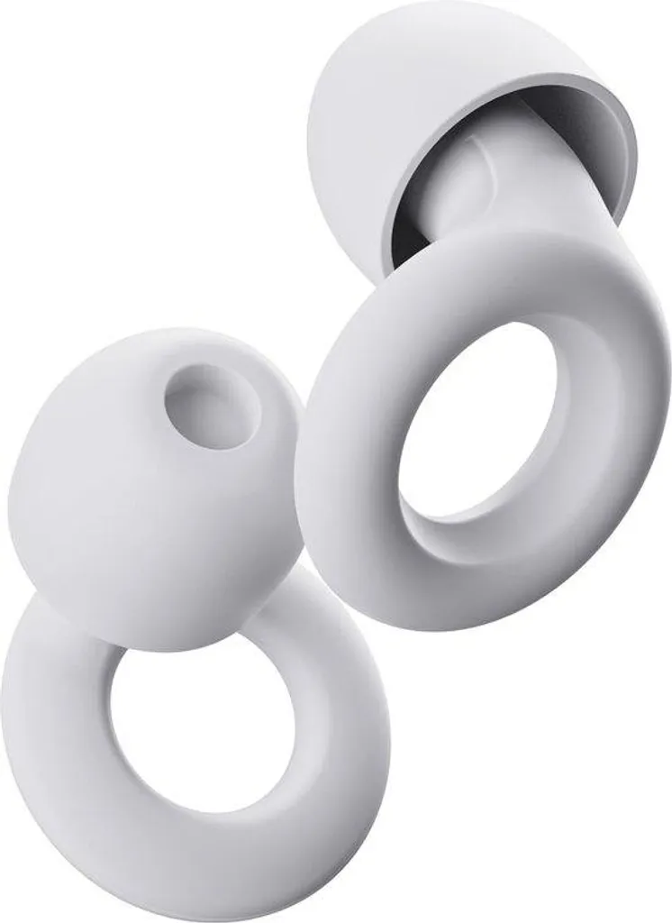 Protections auditives insonorisantes en silicone blanc pack de 8