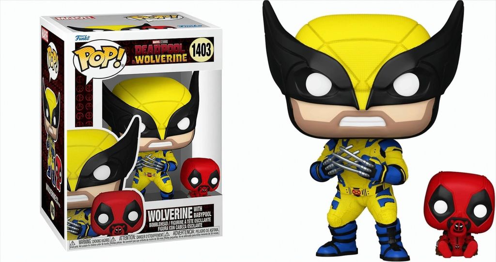 Deadpool & Wolverine - Wolverine With Babypool 1403 - Funko Produktbild 