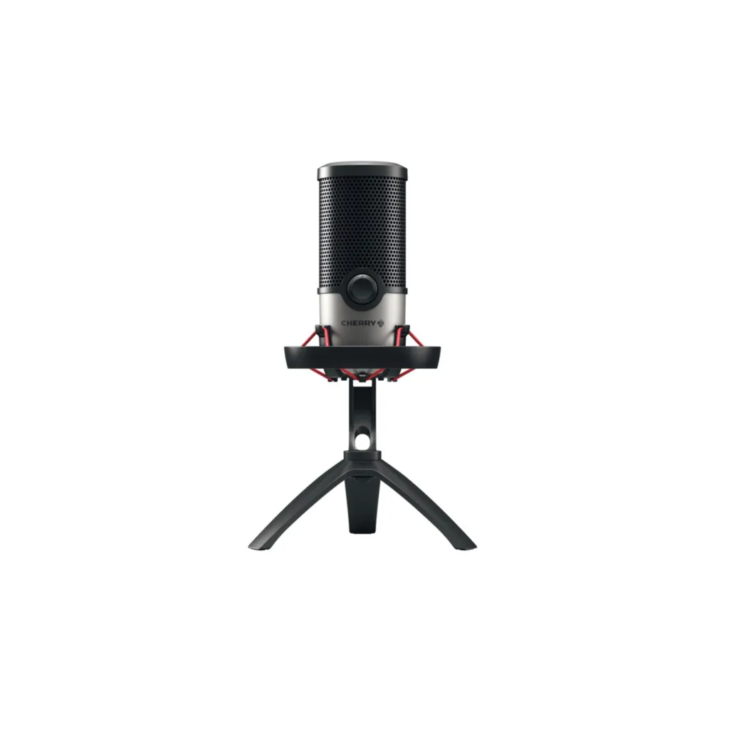 Microphone CHERRY UM 6.0 ADVANCED USB avec Gain réglable et Prise Jack