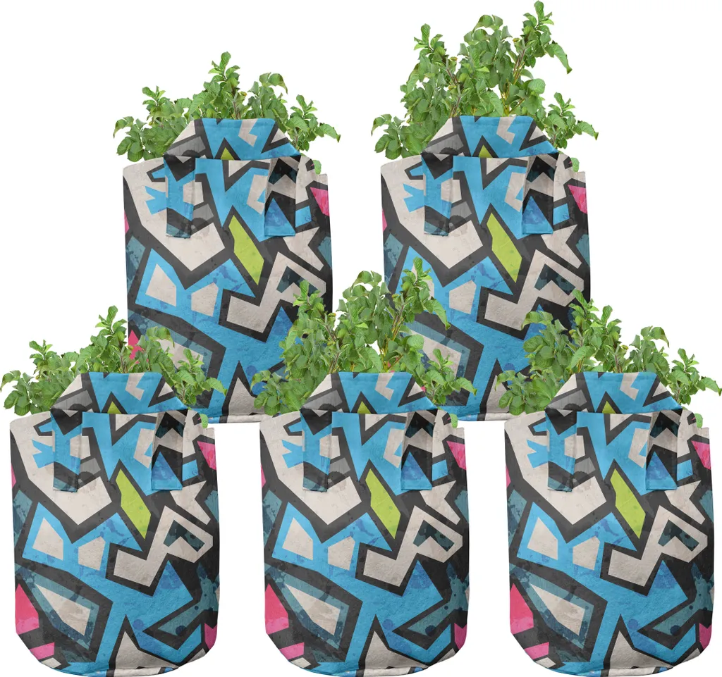 Pots en tissu pour plantes et légumes sacs de plantation 19L Funk