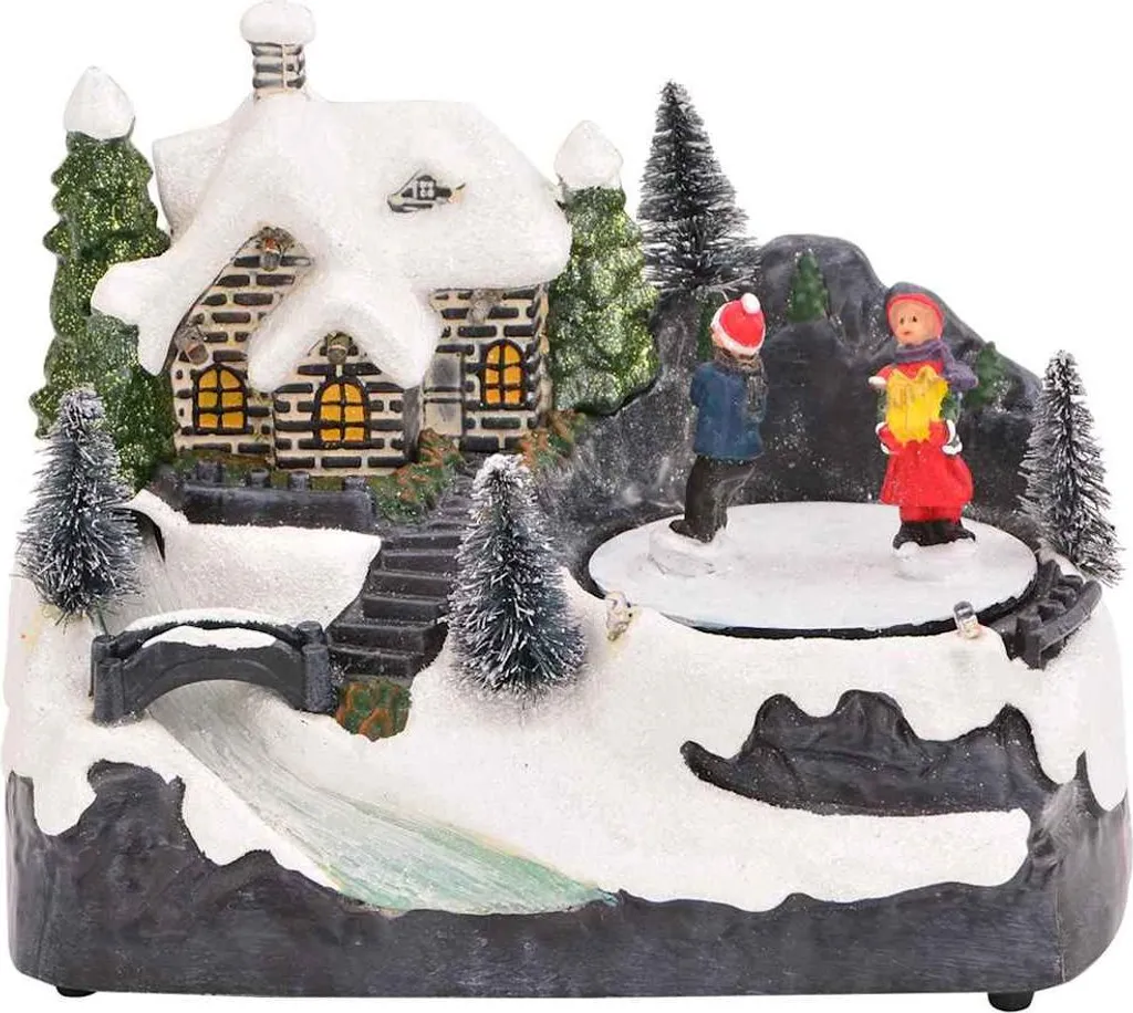Petite Table de Noël Multicolore Résistante en Plastique de 16 cm - 2