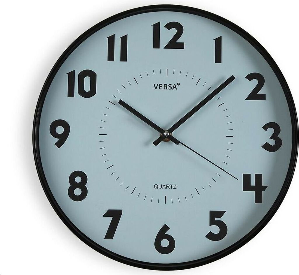 Wanduhr Versa Blau Kunststoff 4 x 30 x 30 cm