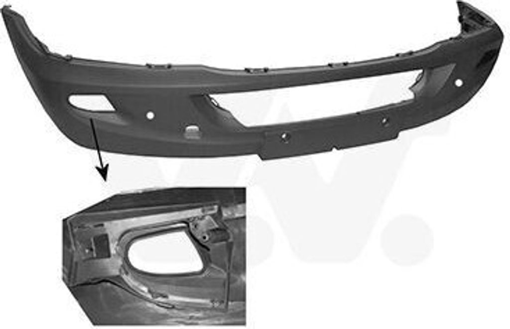 VAN WEZEL 3077571 - OE 906 880 05 70 Stoßstange, vorne für Sprinter (W906)