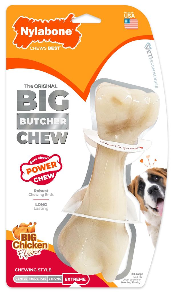 Nylabone Power Chew: Huesos duros para masticar, sabor a Imagen del producto 
