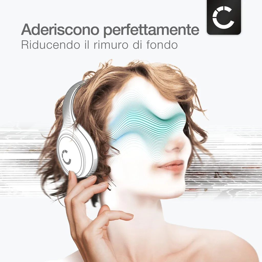 2 Cuscinetti Ricambio Headset Professionale | Imbottitura Confortevole - 4